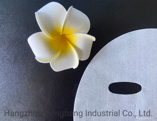 Matériau de tissu Spunlace de masque facial fonctionnel de feuille de Lotus de neige